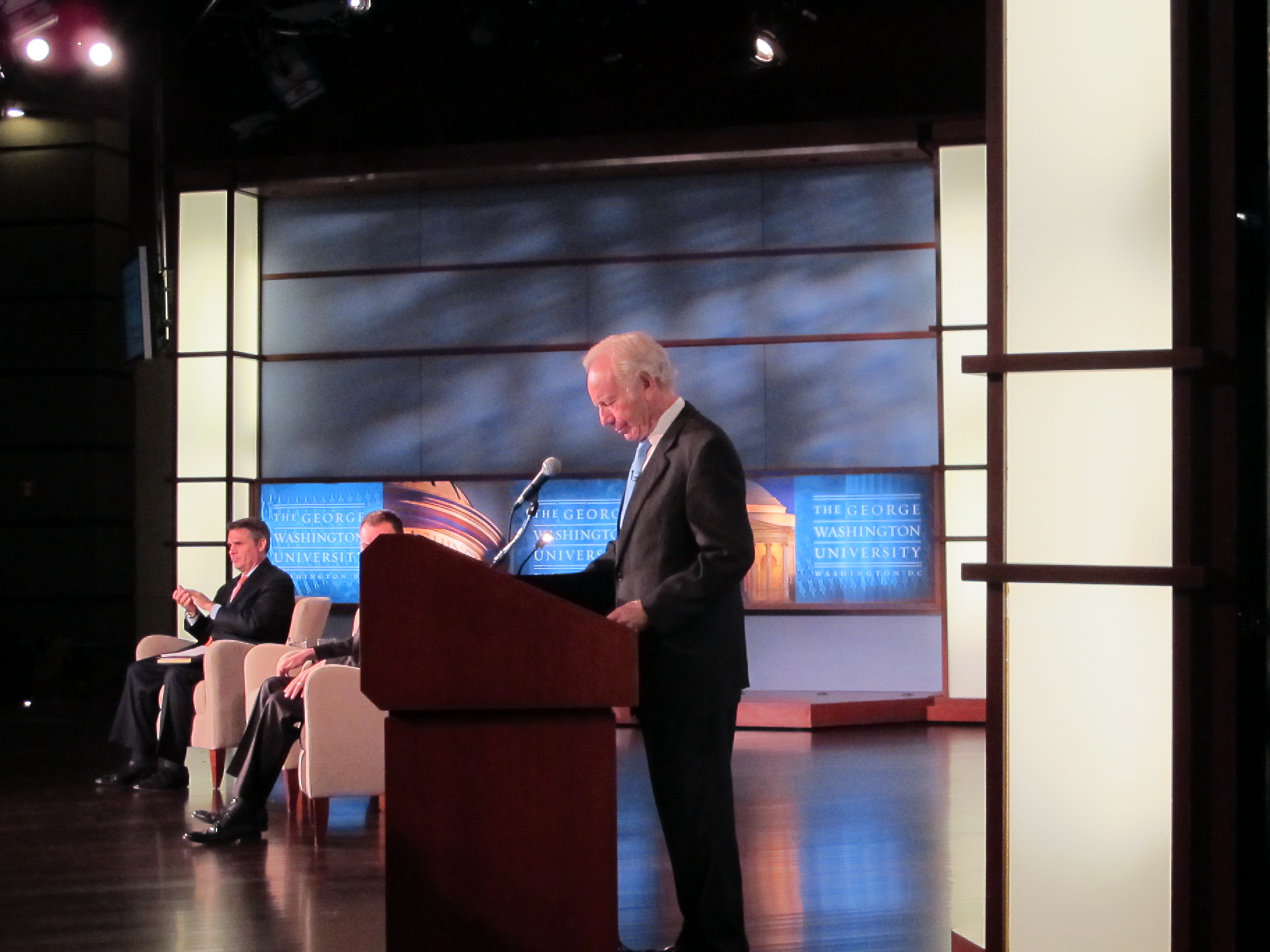 Lieberman address at CSIS & GW event